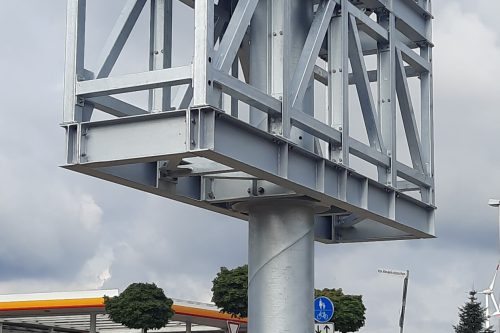 Werbepylon Toom Alsdorf 1